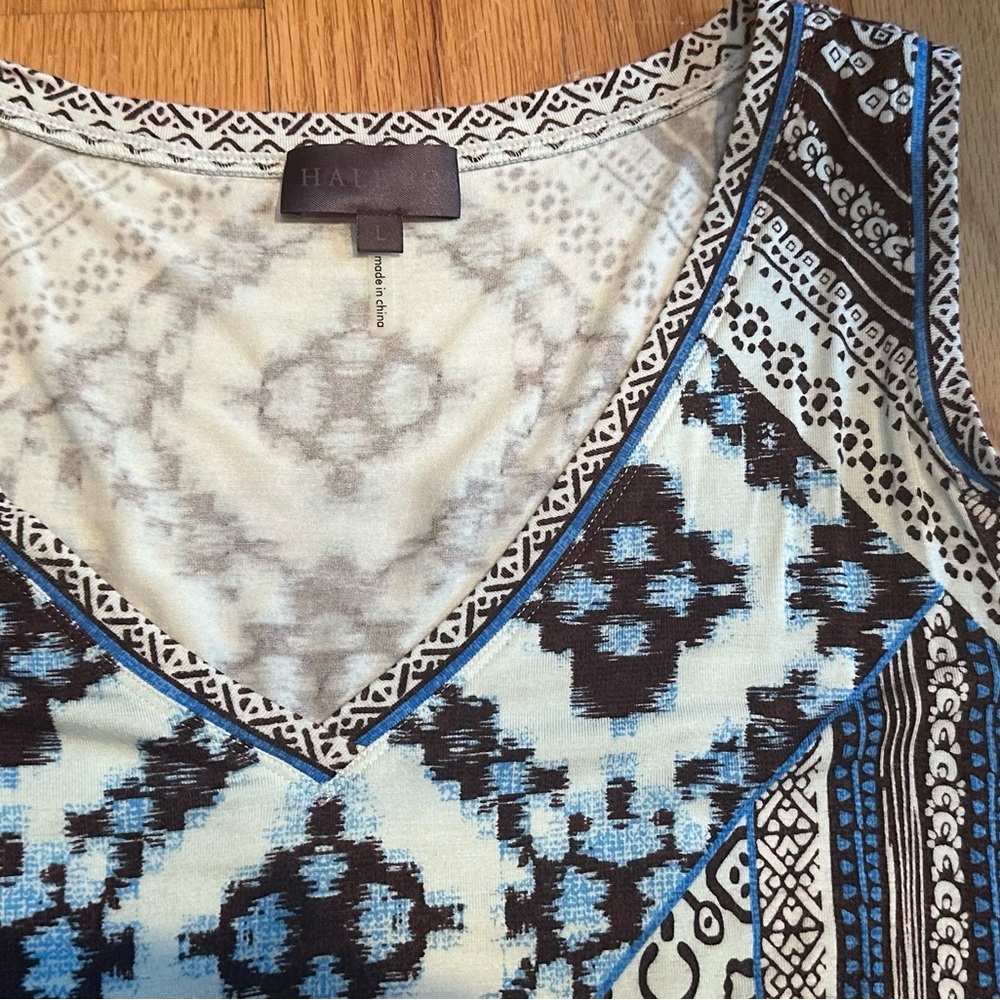 Hale Bob Cold Shoulder Top L